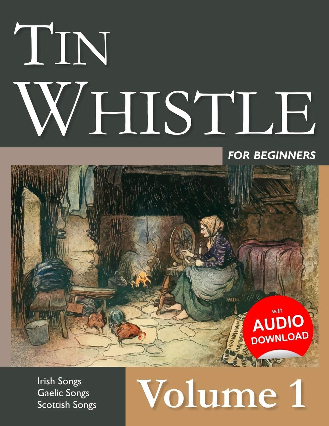 Tin Whistle for Beginners - Volume 1: Irish Songs, Gaelic Songs, Scottish Songs - 4715