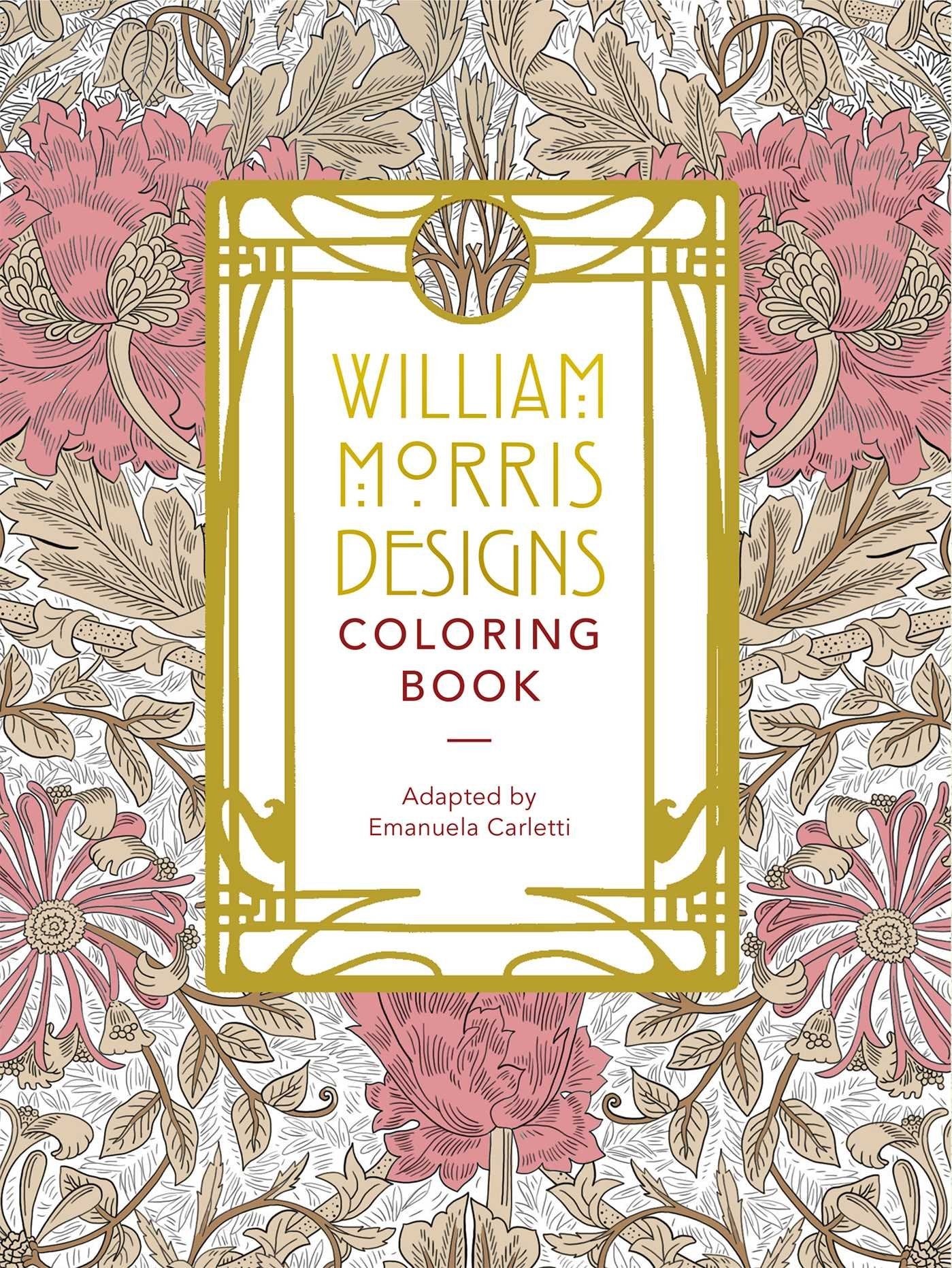 William Morris Designs Coloring Book - 4233