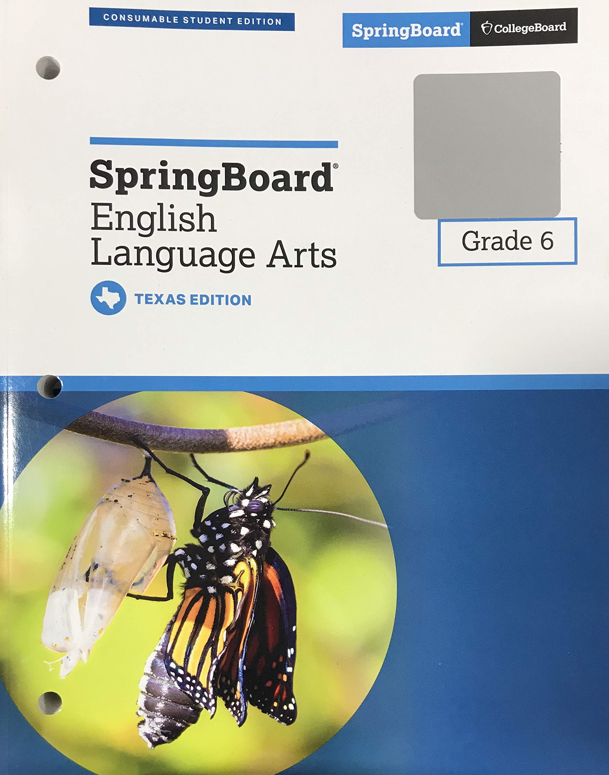 SpringBoard English Language Arts Grade 6 - Texas Student Edition - 1518