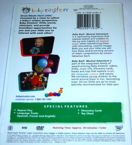 BABY EINSTEIN - BABY BACH - MUSI - 8917