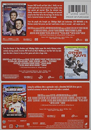 Will Ferrell 3-Movie Collection: The Other Guys / Step Brothers / Talladega Nights: The Ballad of Ricky Bobby - 8524