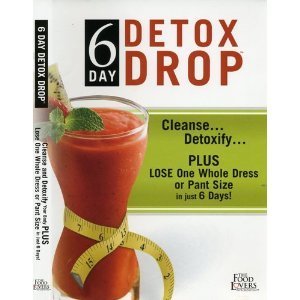 6 Day Detox Drop, Cleanse Detoxify Plus Lose One Whole Dress or Pant Size in just 6 Days, The Food Lovers Fat Loss System, DVD, Robert Ferguson - 6716