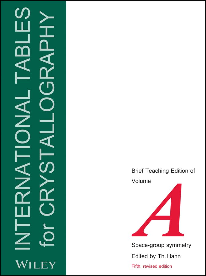 International Tables for Crystallography, Space Group Symmetry: Brief Teaching Edition - 6479