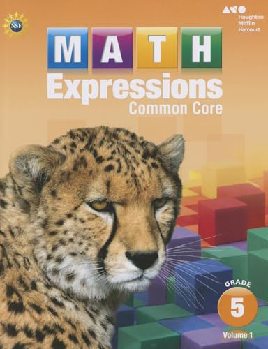 Student Activity Book, Volume 1 (Softcover) Grade 5 (Math Expressions) - 7447