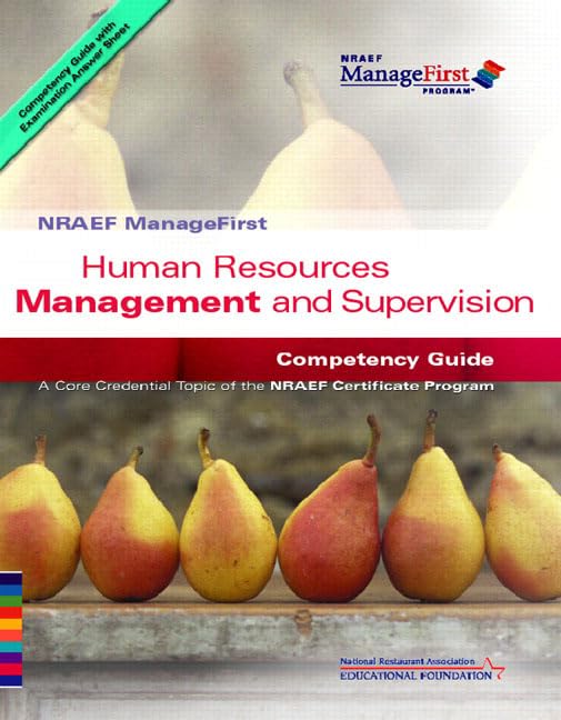 ManageFirst: Human Resources Management and Supervision with Pencil/Paper Exam - 8918