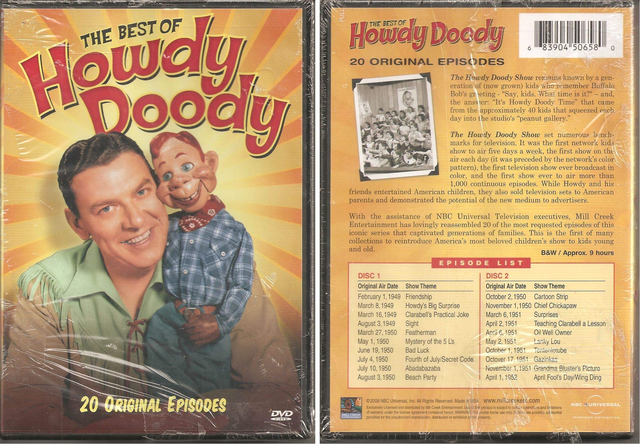 The Best of Howdy Doody - 20 Episodes - 941