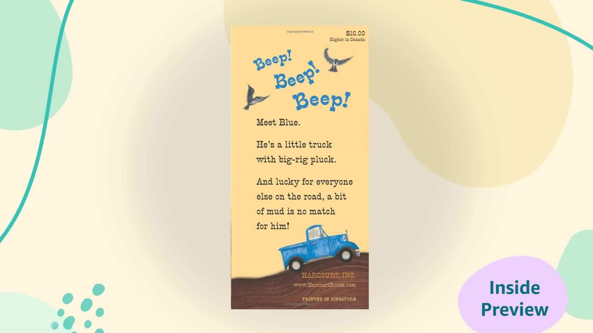 Little Blue Truck Board Book - 7862