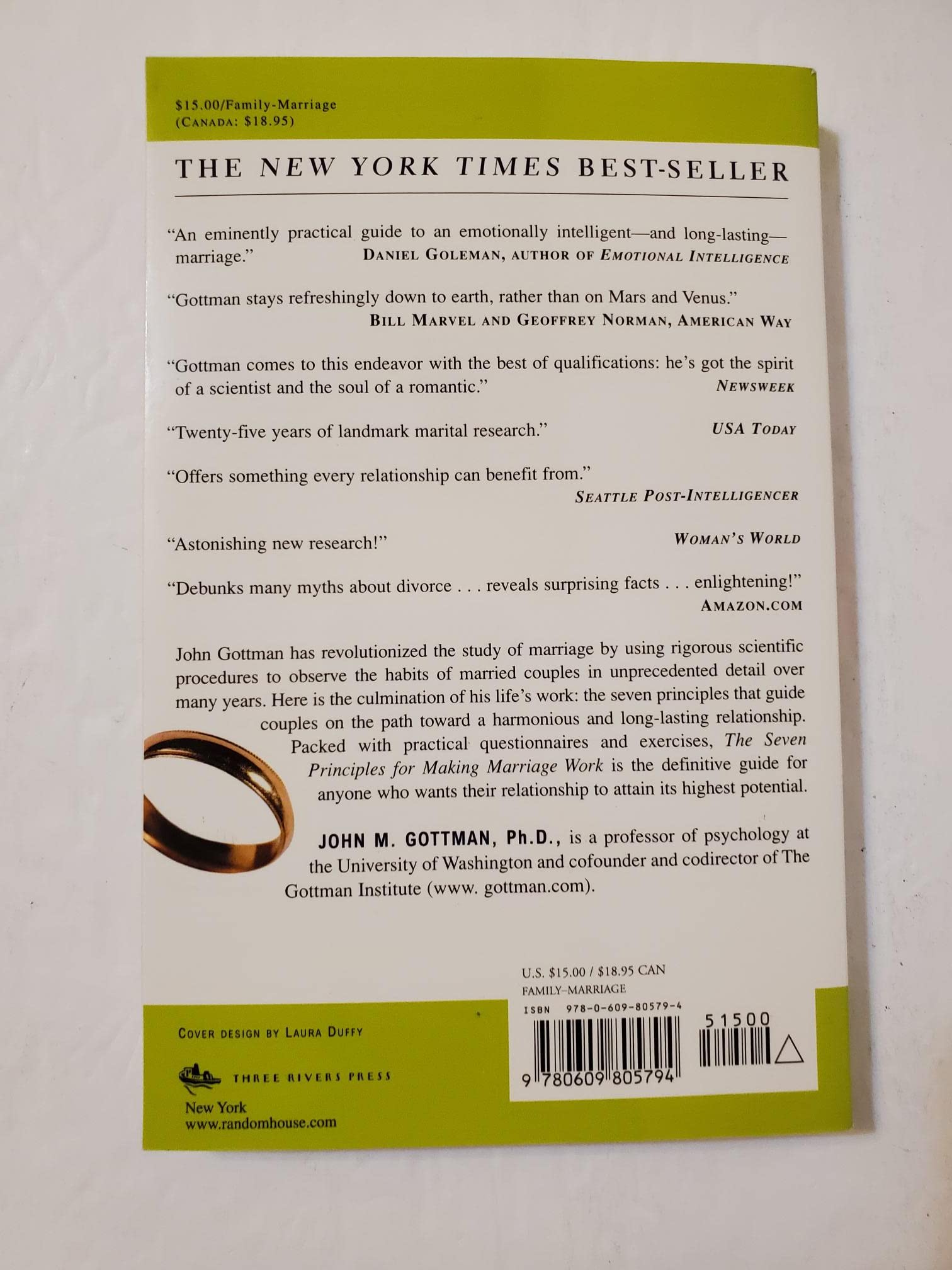 The Seven Principles for Making Marriage Work: A Practical Guide from the Country's Foremost Relationship Expert - 3055