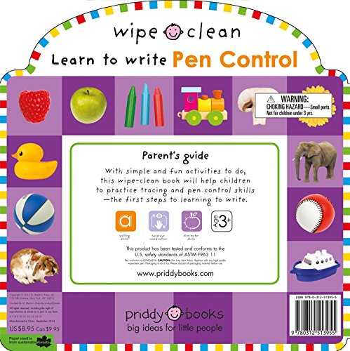 Wipe Clean: Pen Control (Wipe Clean Learning Books) - 6704