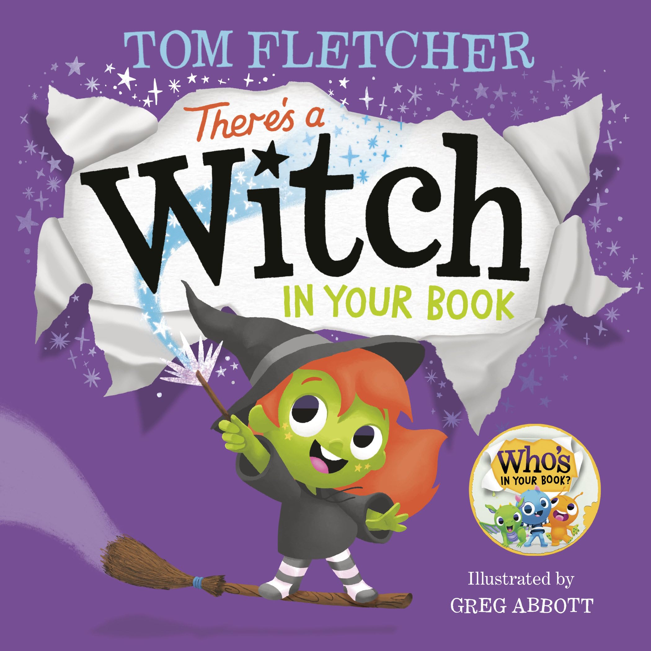 There's a Witch in Your Book: An Interactive Book For Kids and Toddlers (Who's In Your Book?) - 2555