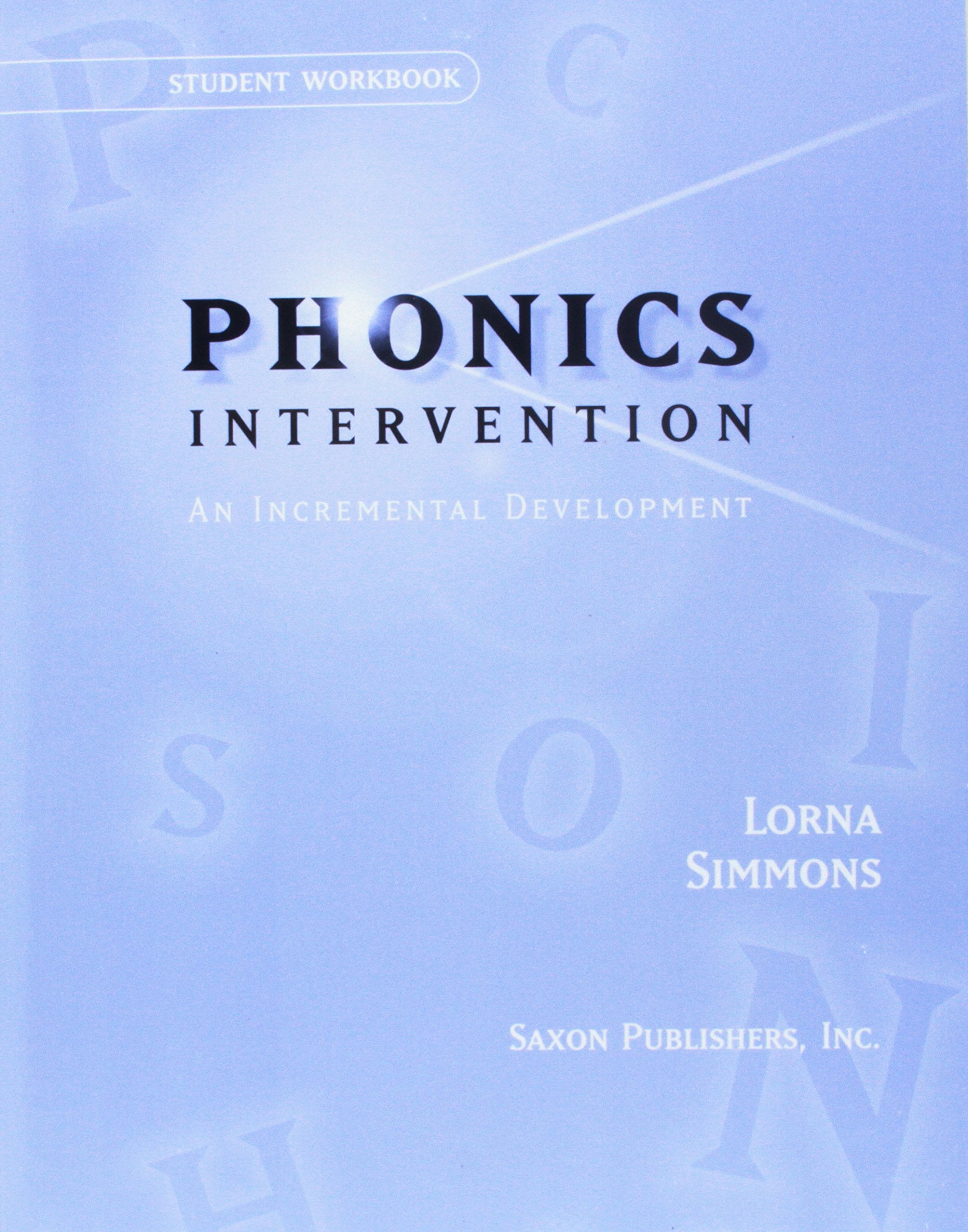 Saxon Phonics Intervention: Student Workbook - 2906