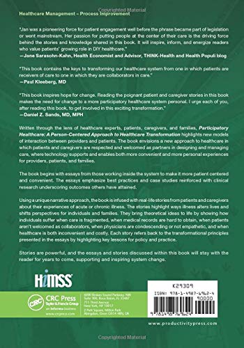 Participatory Healthcare (HIMSS Book Series) - 1786