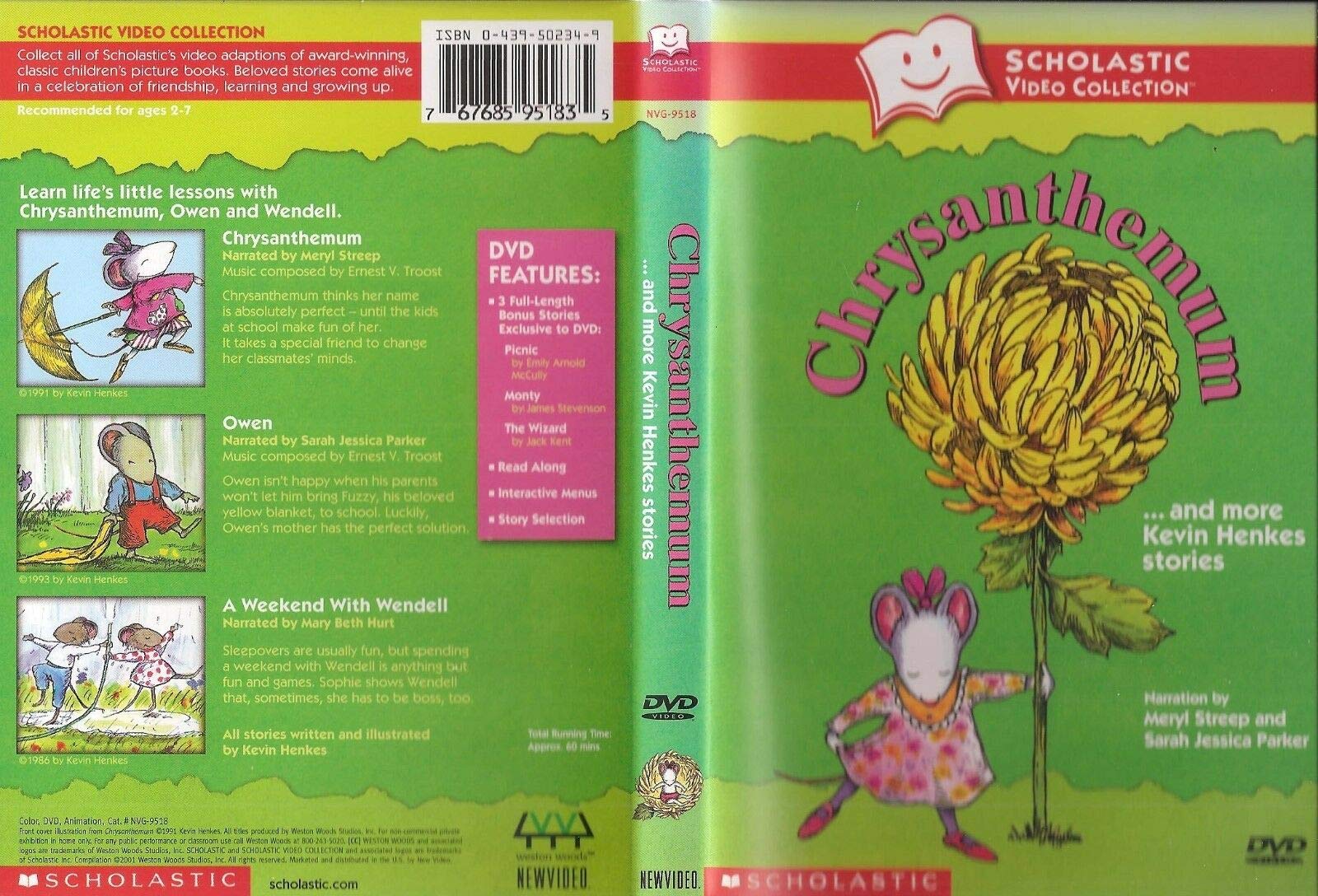 Chrysanthemum and More Kevin Henkes Stories (Scholastic Video Collection) - 8863