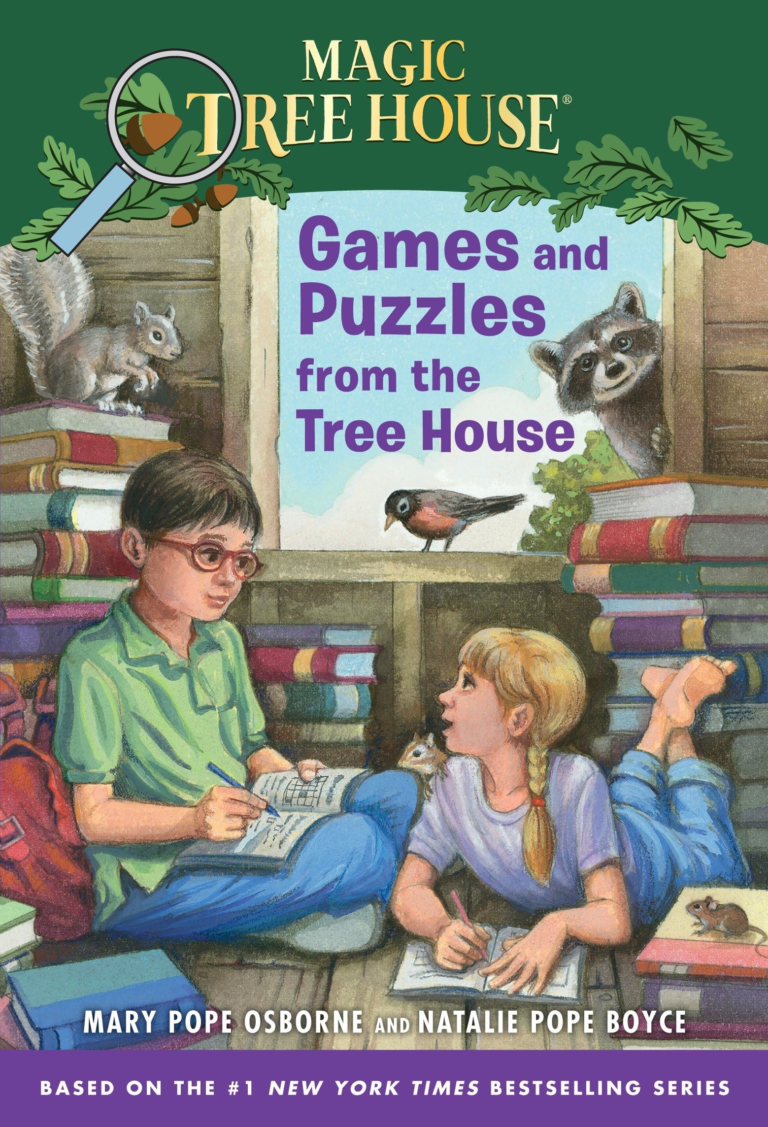 Games and Puzzles from the Tree House: Over 200 Challenges! (Magic Tree House) - 4896