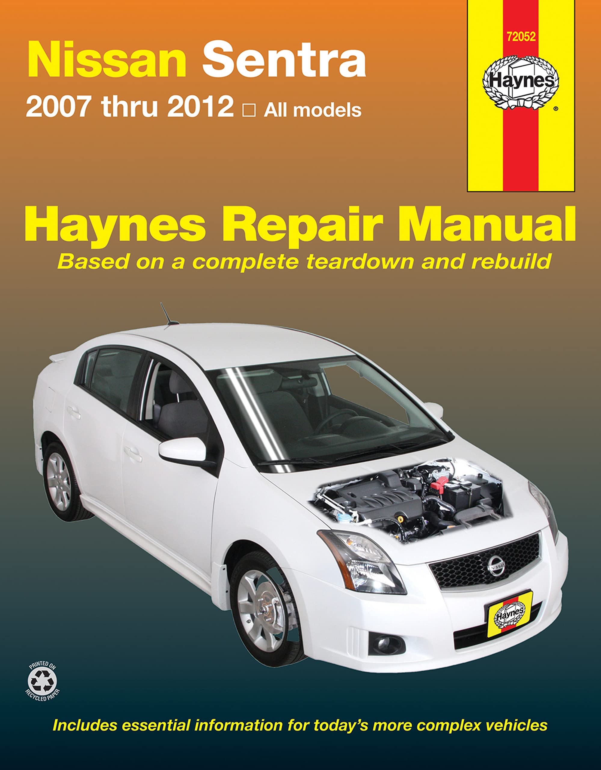 Nissan Sentra (07-12) Haynes Repair Manual Editors of Haynes Manuals - 2739