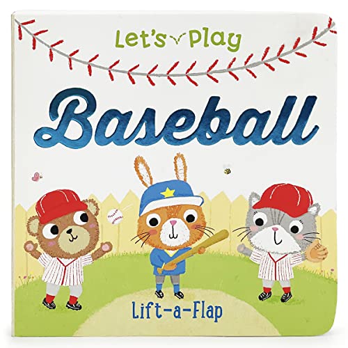 Let's Play Baseball! A Lift-a-Flap Board Book for Babies and Toddlers - 9890