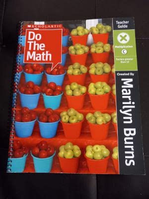 Do The Math, Multiplication, Book C, Teacher Guide (Factors greater than 12) - 6594