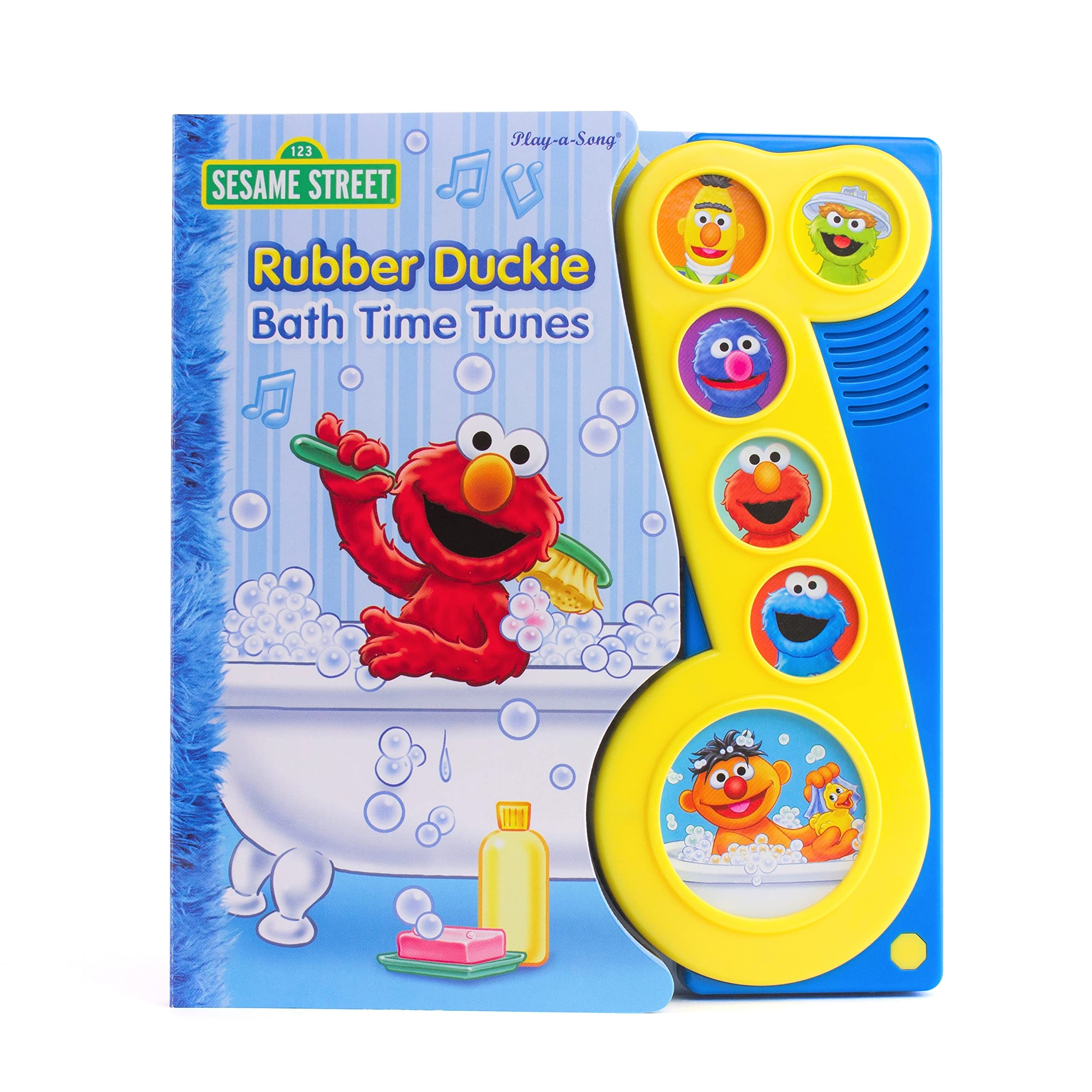 Sesame Street - Rubber Duckie Bath Time Tunes Sound Book - PI Kids (Play-A-Song) - 2551