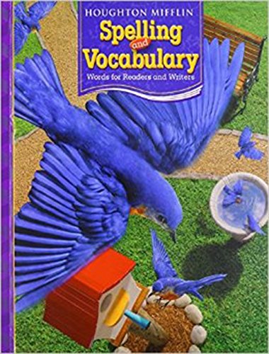 Houghton Mifflin Spelling and Vocabulary: Student Edition Non-Consumable Continuous Stroke Grade 3 2006 - 4959