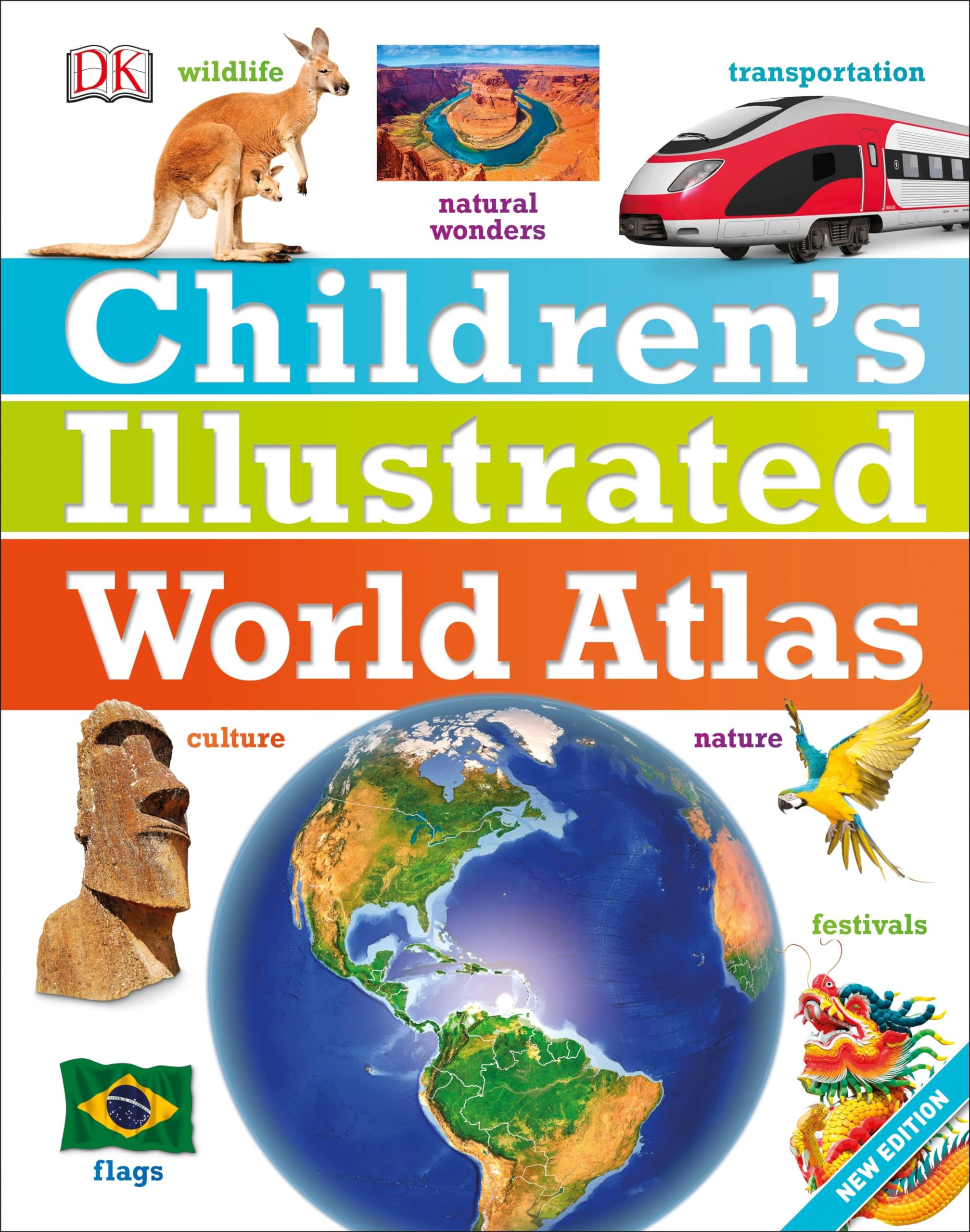 Children's Illustrated World Atlas (DK Children's Illustrated Reference) - 7302