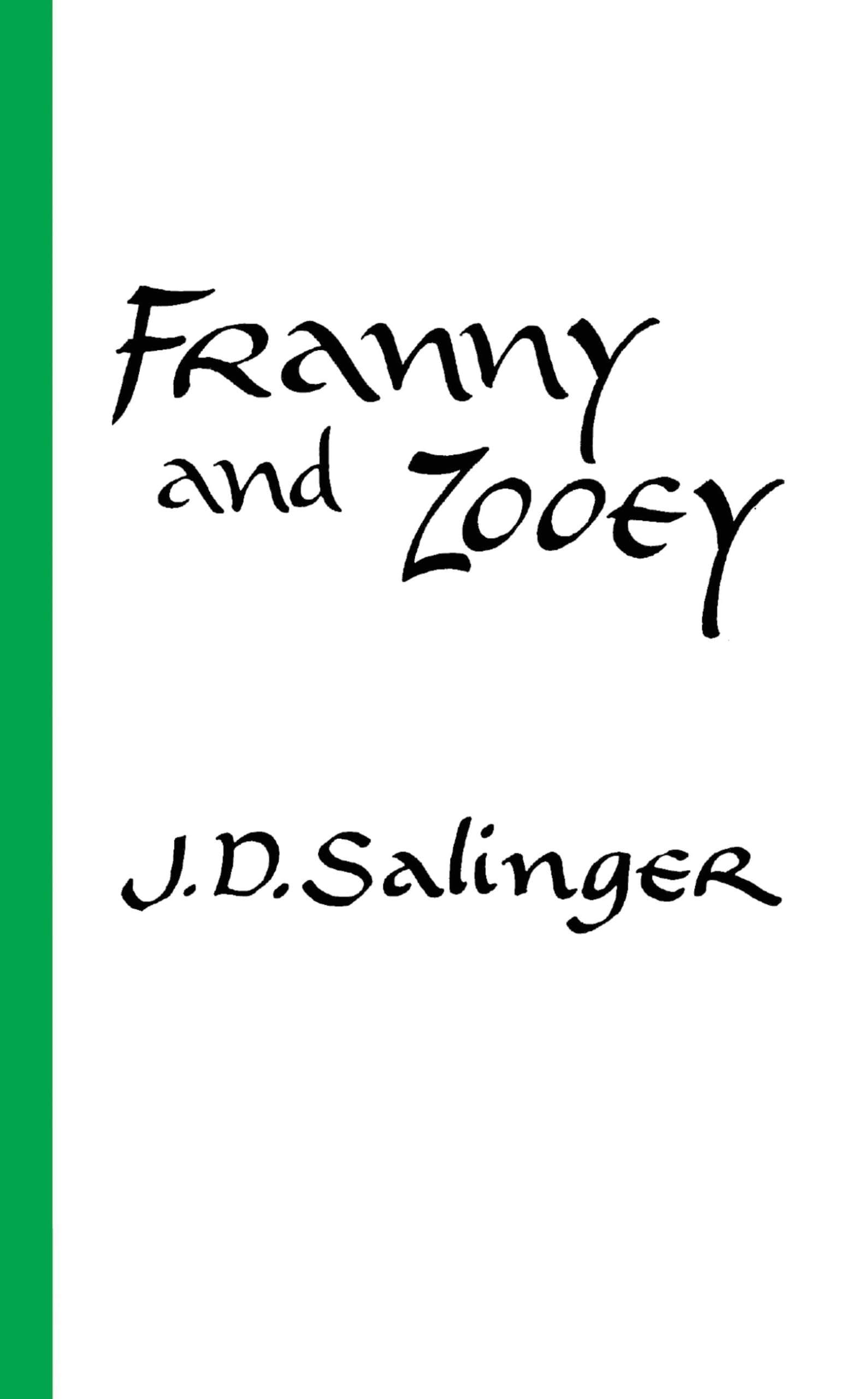 FRANNY AND ZOOEY - 1661