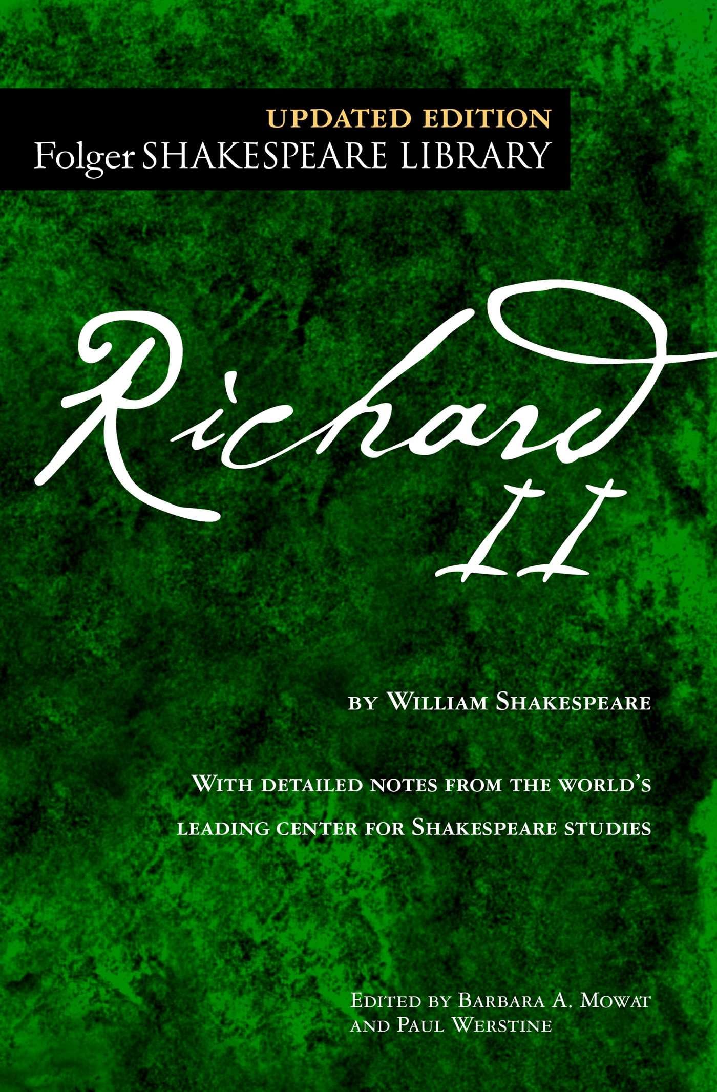 Richard II (Folger Shakespeare Library) - 8275