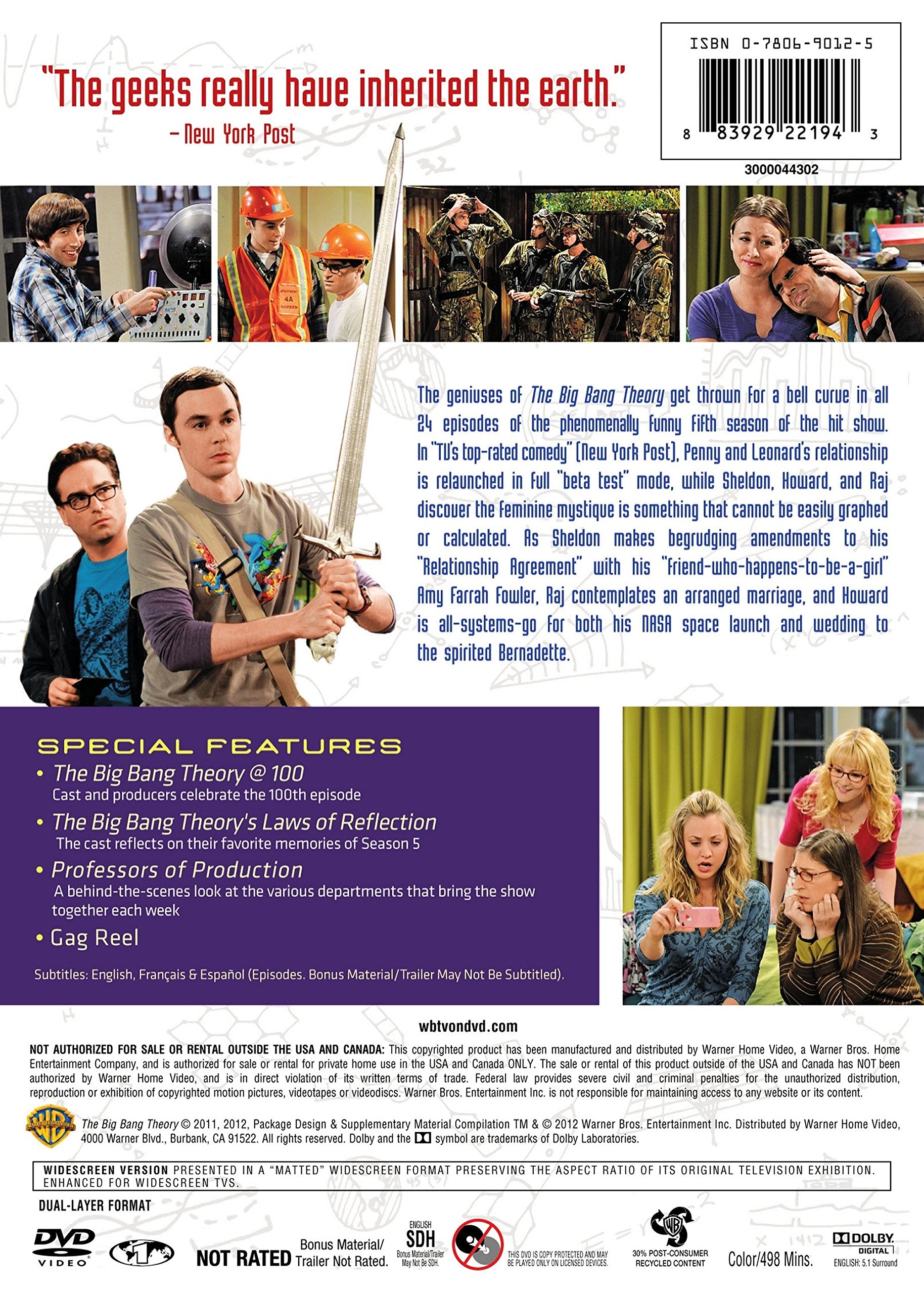 THE BIG BANG THEORY: SEASON 5 - 3363