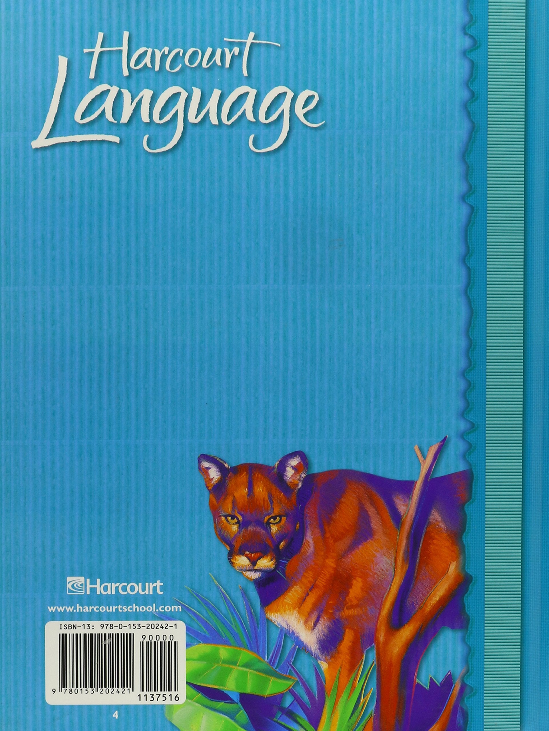 Harcourt Language Student Edition Grade 4 2002 - 9987