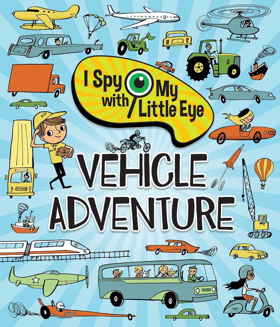 I Spy With My Little Eye Vehicle Adventure - Kids Search, Find, and Seek Activity Book, Ages 3, 4, 5, 6+ - 6632