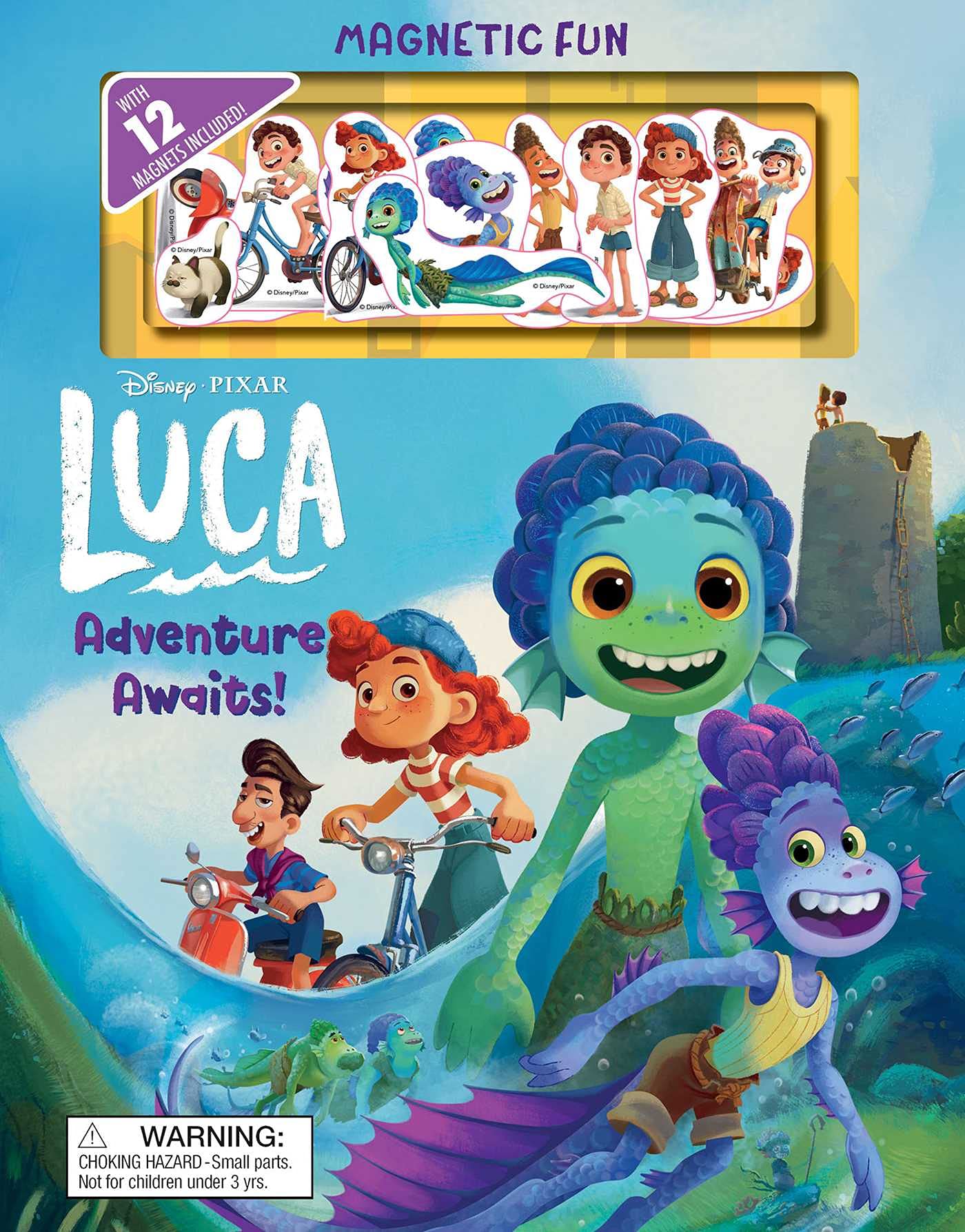 Disney Pixar: Luca: Adventure Awaits! (Magnetic Hardcover) - 5928