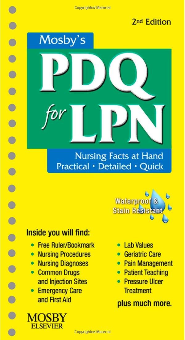 Mosby's PDQ for LPN - 6609