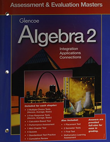 Algebra 2 Assessment and Evaluation Masters - 8864