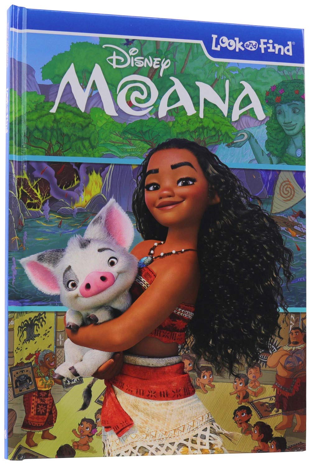 Disney Moana Look and Find Activity Book - PI Kids - 5040