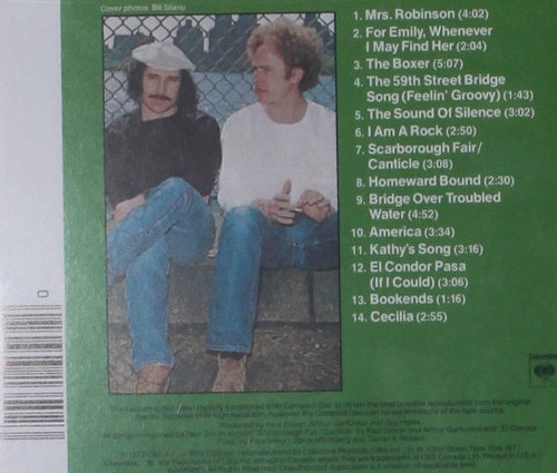 Simon and Garfunkel's Greatest Hits - 8610