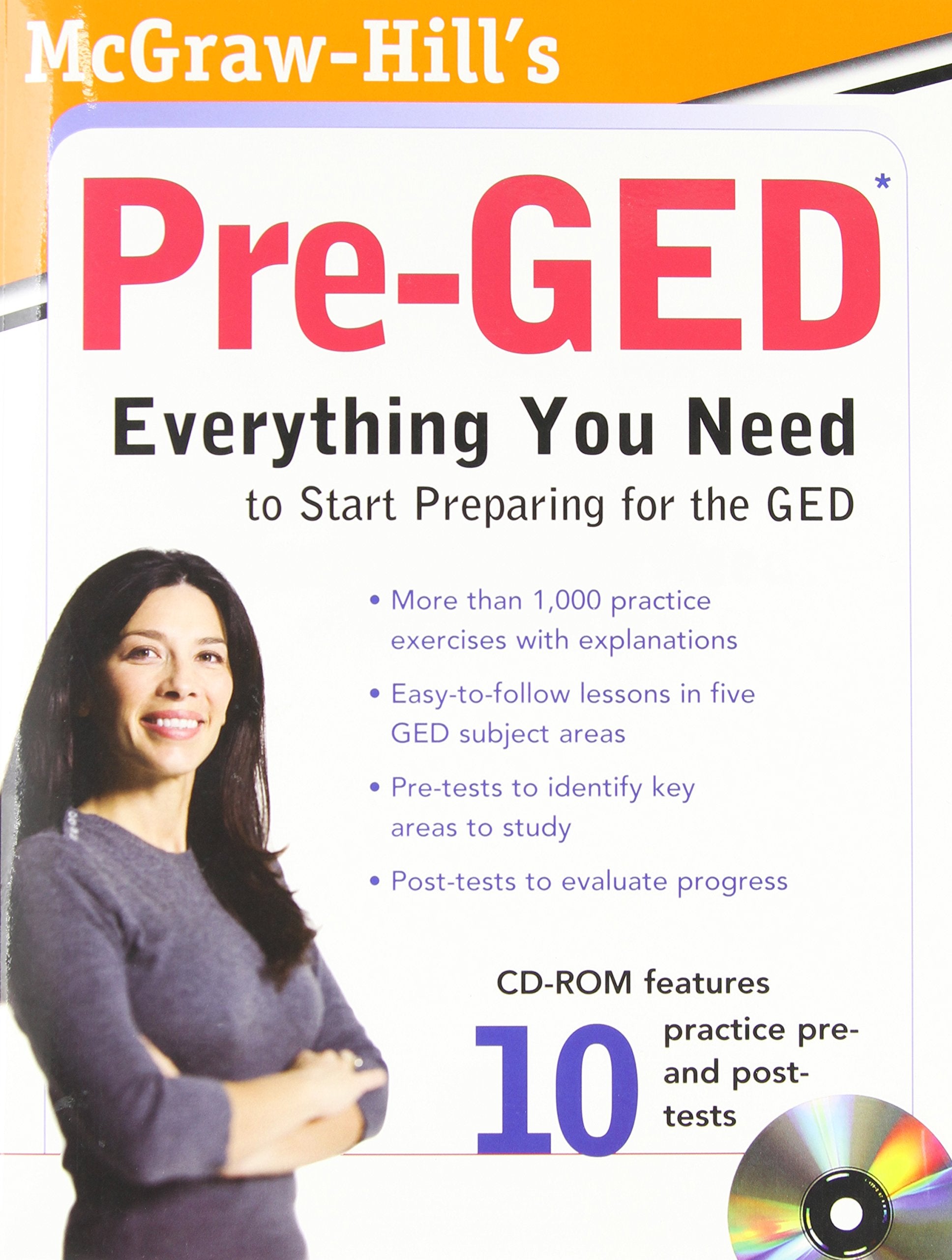 McGraw-Hill's Pre-GED with CD-ROM - 9968