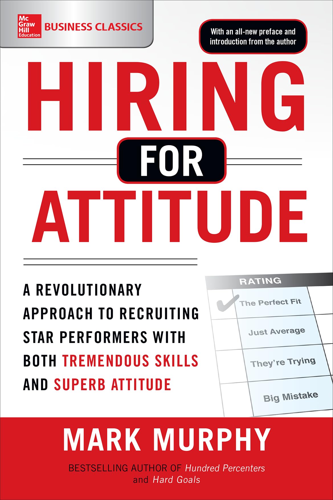 Hiring for Attitude: A Revolutionary Approach to Recruiting and Selecting People with Both Tremendous Skills and Superb Attitude - 2003