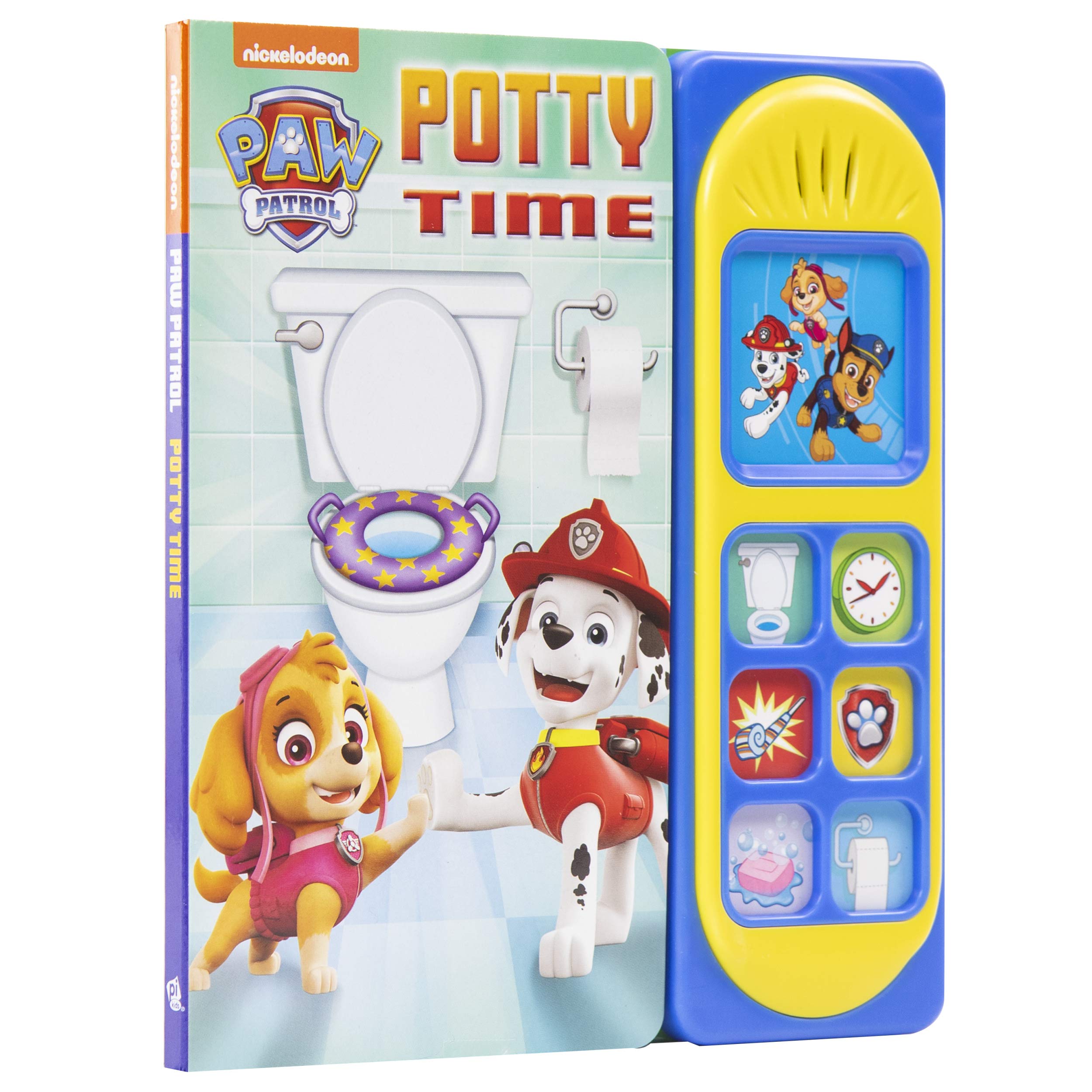 PAW Patrol Chase, Skye, Marshall, and More! - Potty Time - Potty Training Sound Book - PI Kids (Play-A-Sound) - 8676