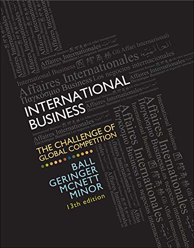 International Business: The Challenge of Global Competition, 13th Edition - 8421