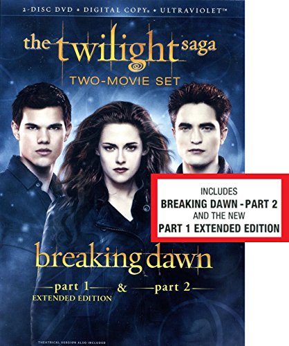 The Twilight Saga: Breaking Dawn, Parts 1 & 2 (2-Disc DVD + Digital Copy + UltraViolet) - 7138