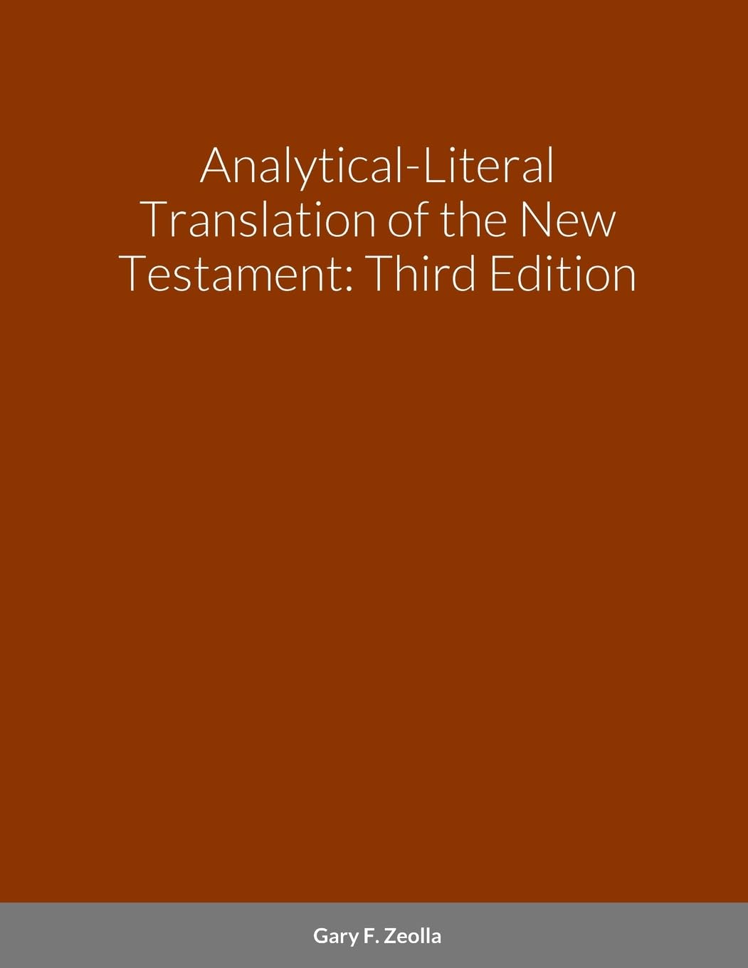 Analytical-Literal Translation of the New Testament-OE - 6974