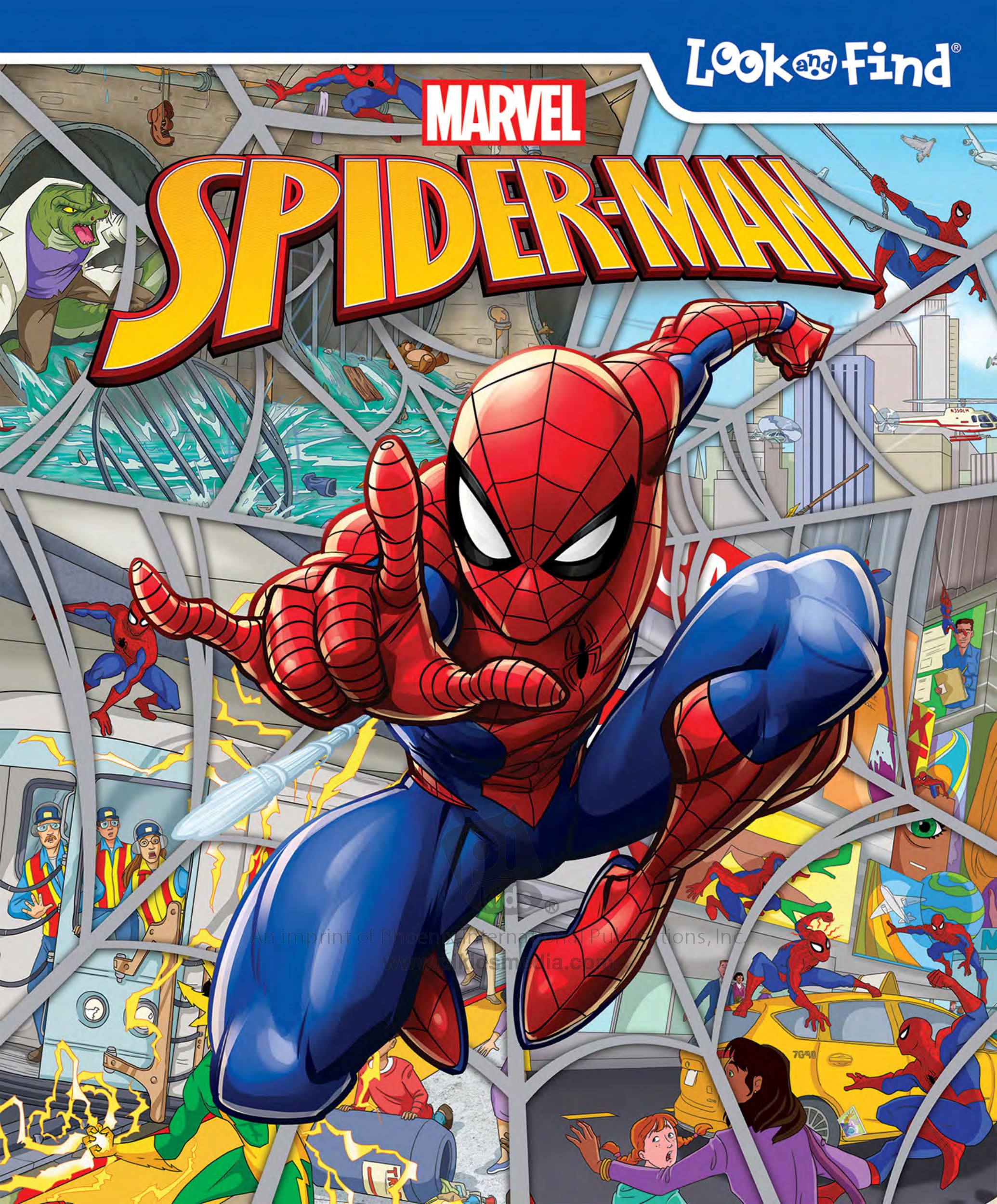 Marvel Spider-Man Look and Find Activity Book - PI Kids - 63