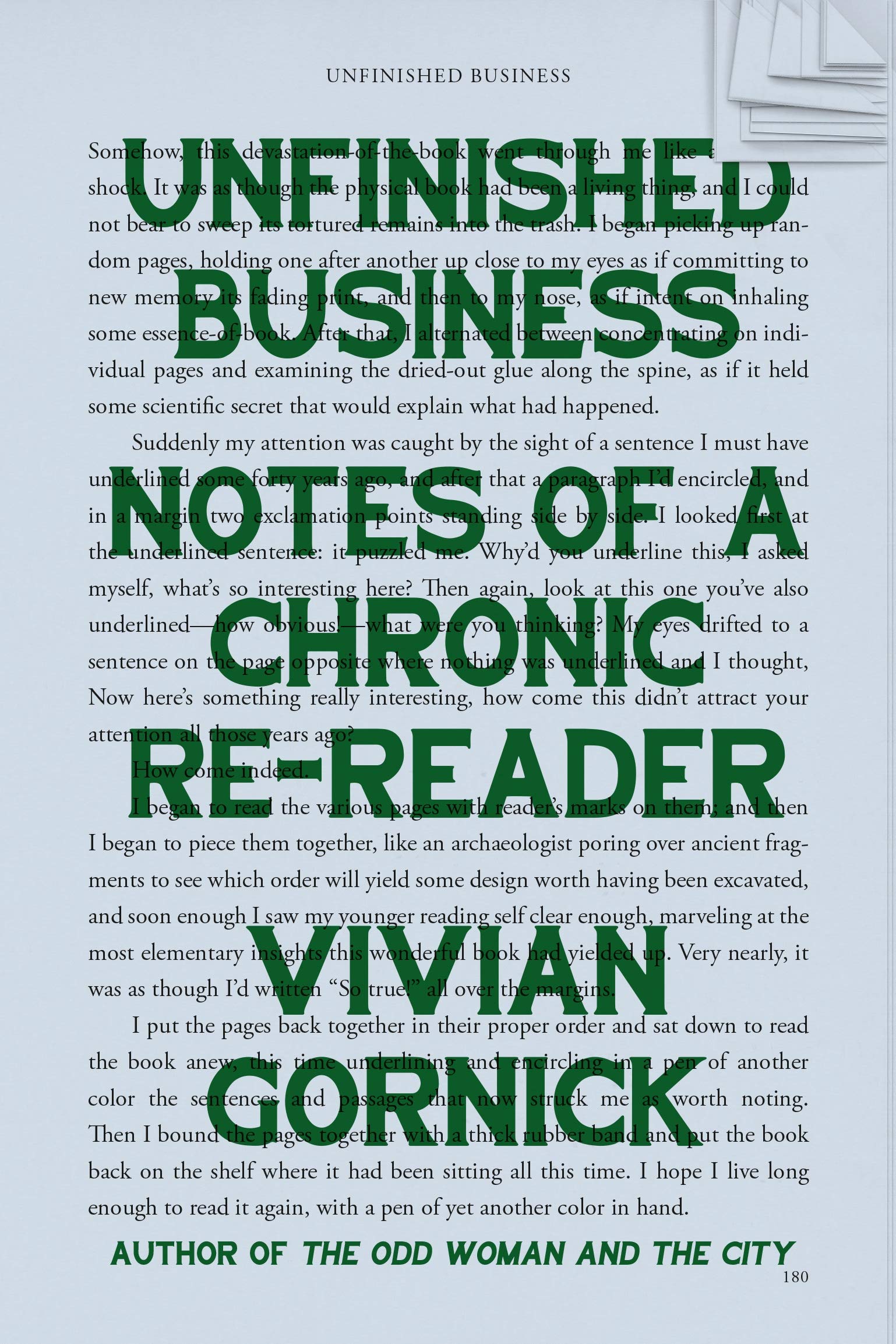 Unfinished Business: Notes of a Chronic Re-reader - 7959