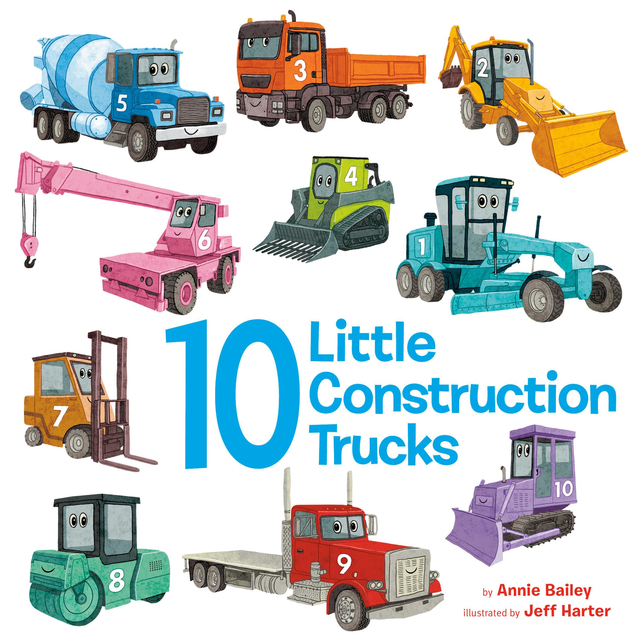 10 Little Construction Trucks (10 Little Vehicles) - 8143