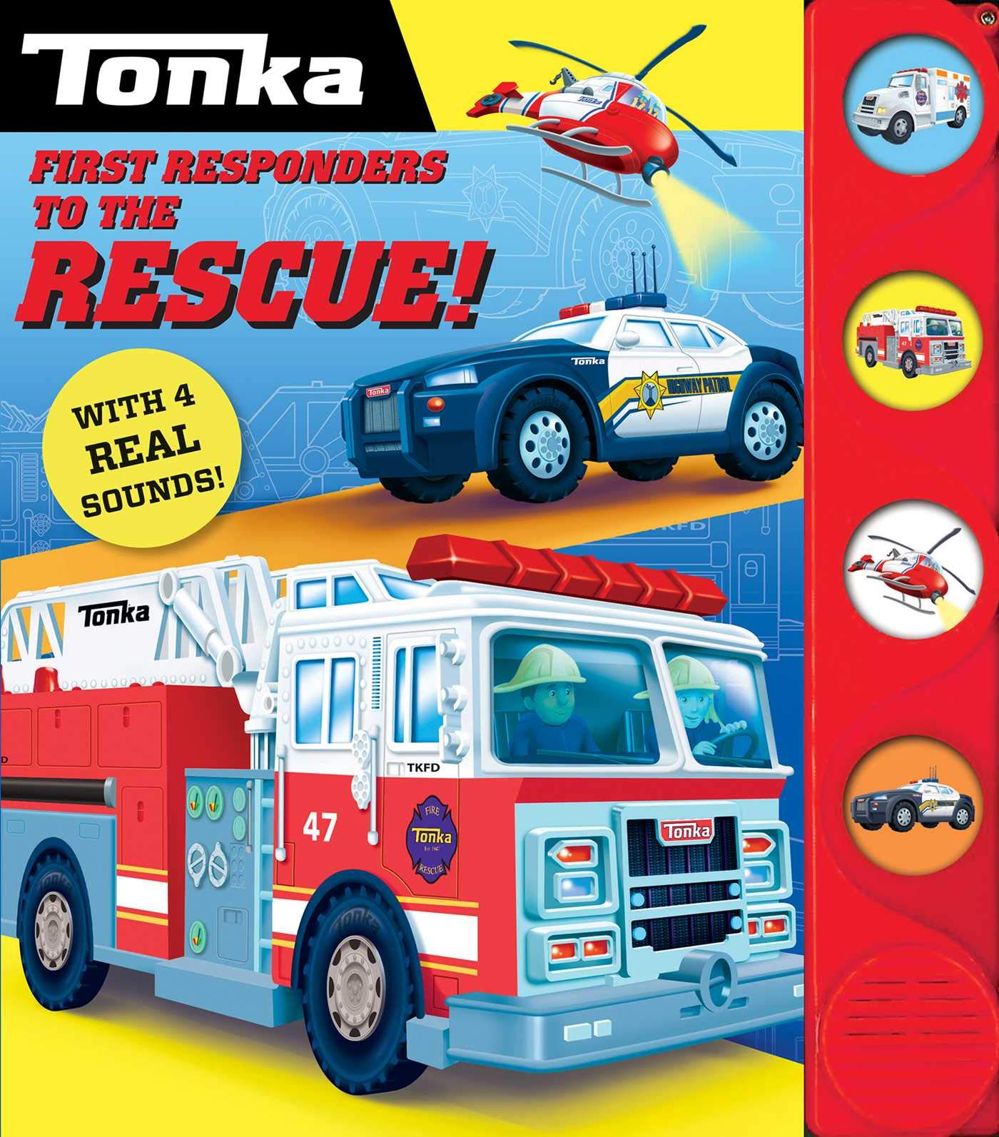 Tonka: First Responders to the Rescue! (4-Button Sound Books) - 9804