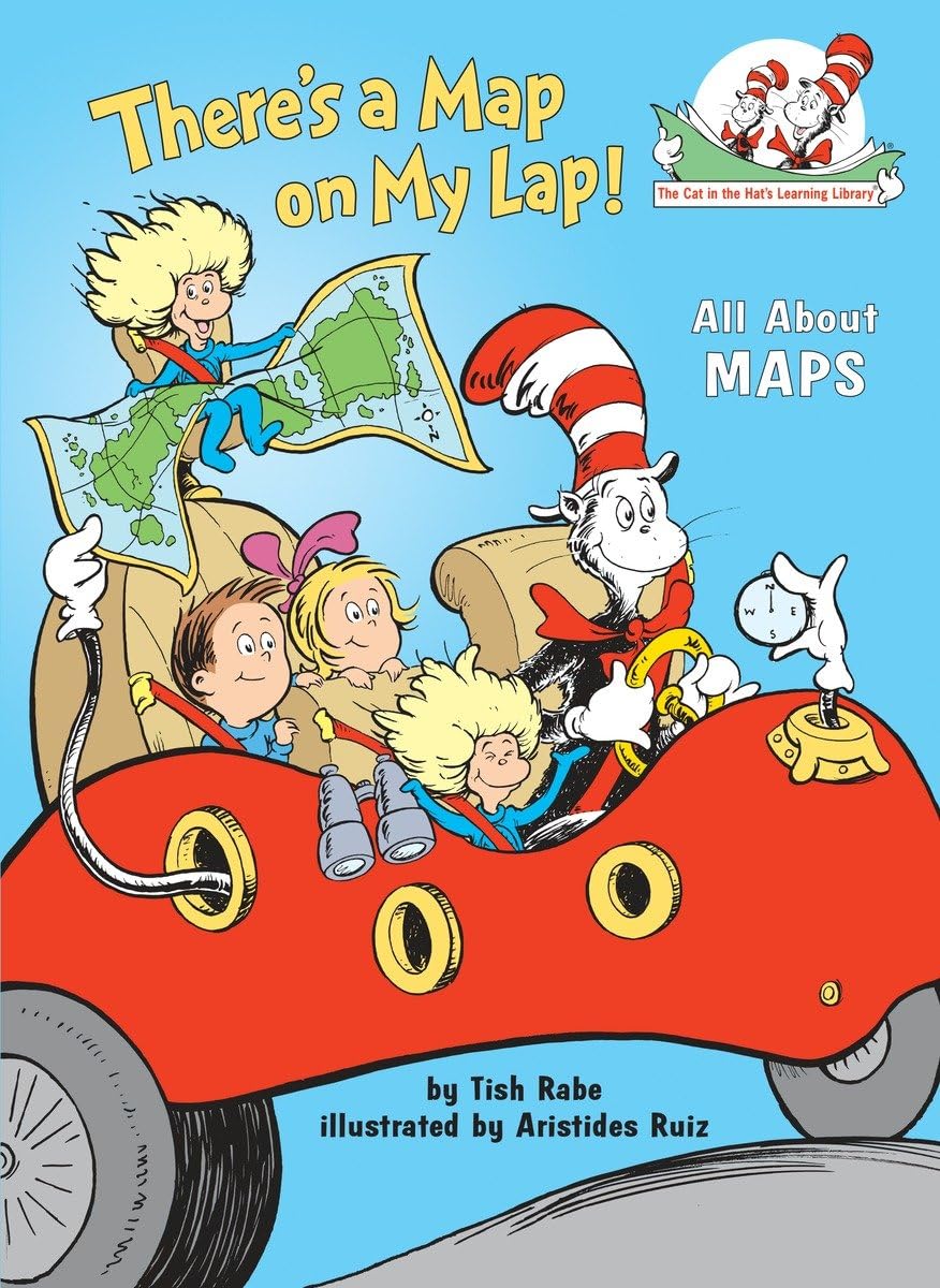 There's a Map on My Lap! All About Maps (The Cat in the Hat's Learning Library) - 7933